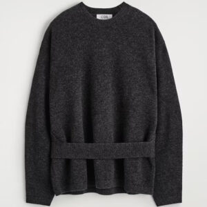 Sweater con ojales en viscosa