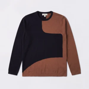 Sweater intarsia de viscosa